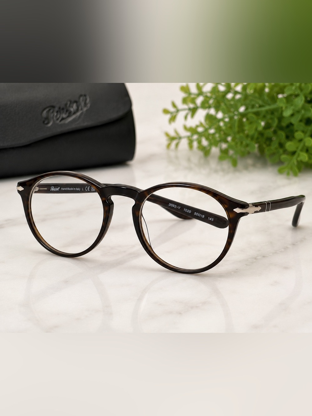Persol PO3092-V 1020 Eyeglass Frames 50-19-145 Handmade in Italy